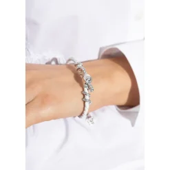 Medusa '95 Crystal Leather Bracelet