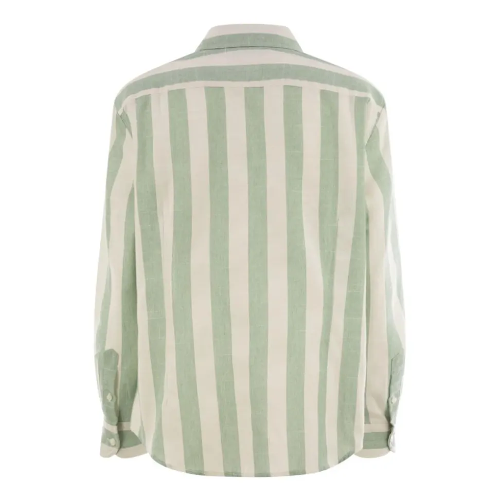 Meredith Striped Linen Shirt