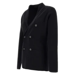 Milano Rib Double-Breasted Blazer
