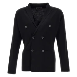 Milano Rib Double-Breasted Blazer