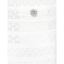 Mini gonna in maglia pointelle