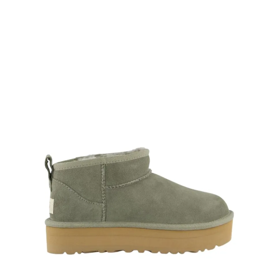 Mini Platform Verde Muschio Scarpe Bambini