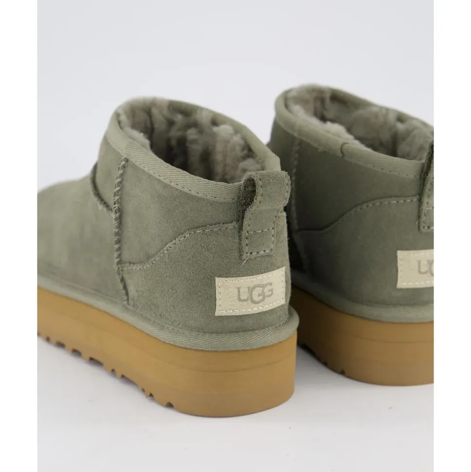 Mini Platform Verde Muschio Scarpe Bambini