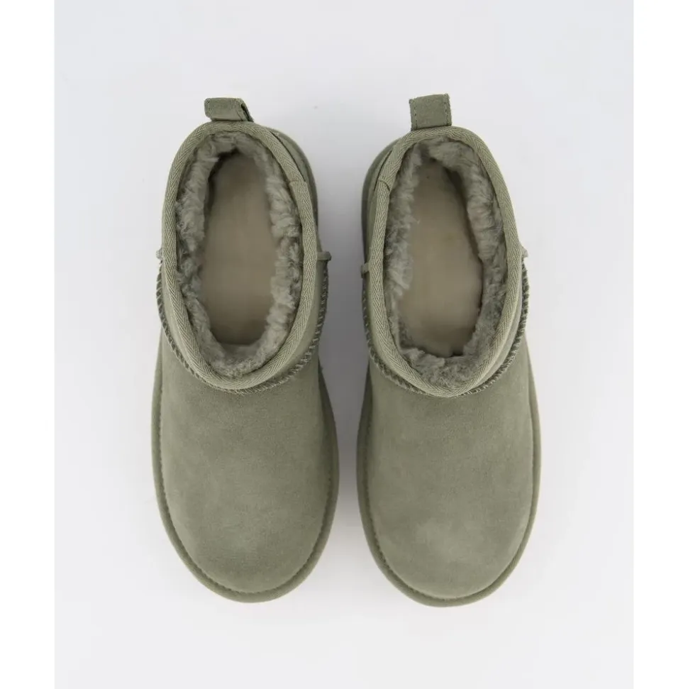 Mini Platform Verde Muschio Scarpe Bambini