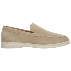 Mocassini in Velluto Naturale Beige Sabbia da Donna ER00113365
