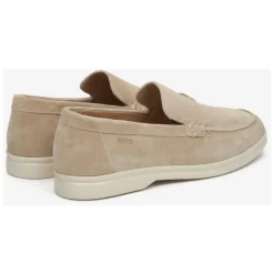 Mocassini in Velluto Naturale Beige Sabbia da Donna ER00113365