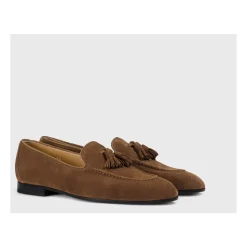 Mocassino in camoscio da donna | marrone