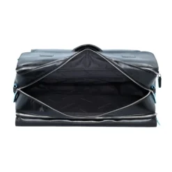 Moderna borsa da viaggio in pelle con scomparto per laptop