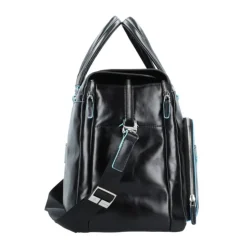 Moderna borsa da viaggio in pelle con scomparto per laptop