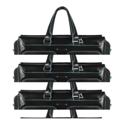 Moderna borsa da viaggio in pelle con scomparto per laptop