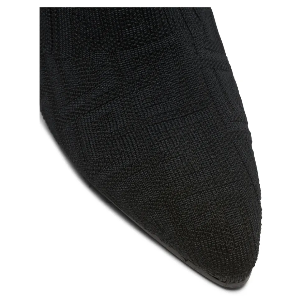 Moneta Mesh Thigh Boots with Monogram