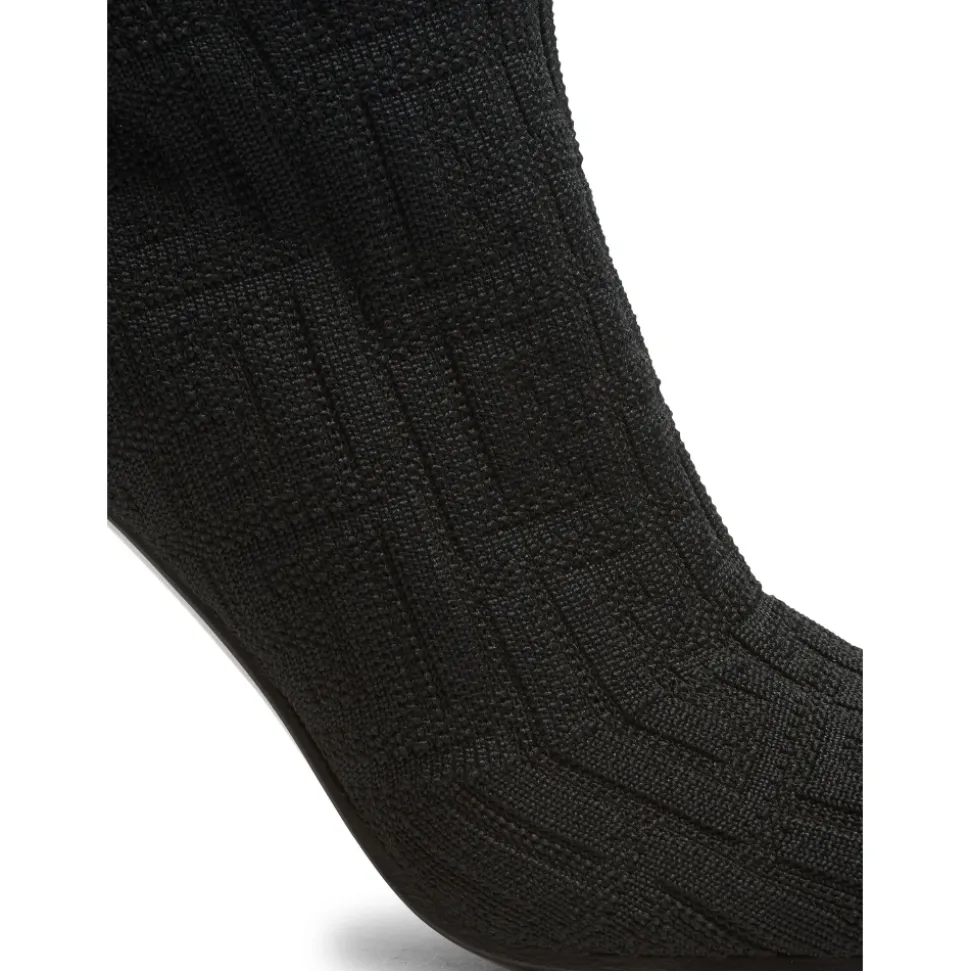 Moneta Mesh Thigh Boots with Monogram