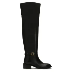 Moschettieri in pelle con tacchi piatti