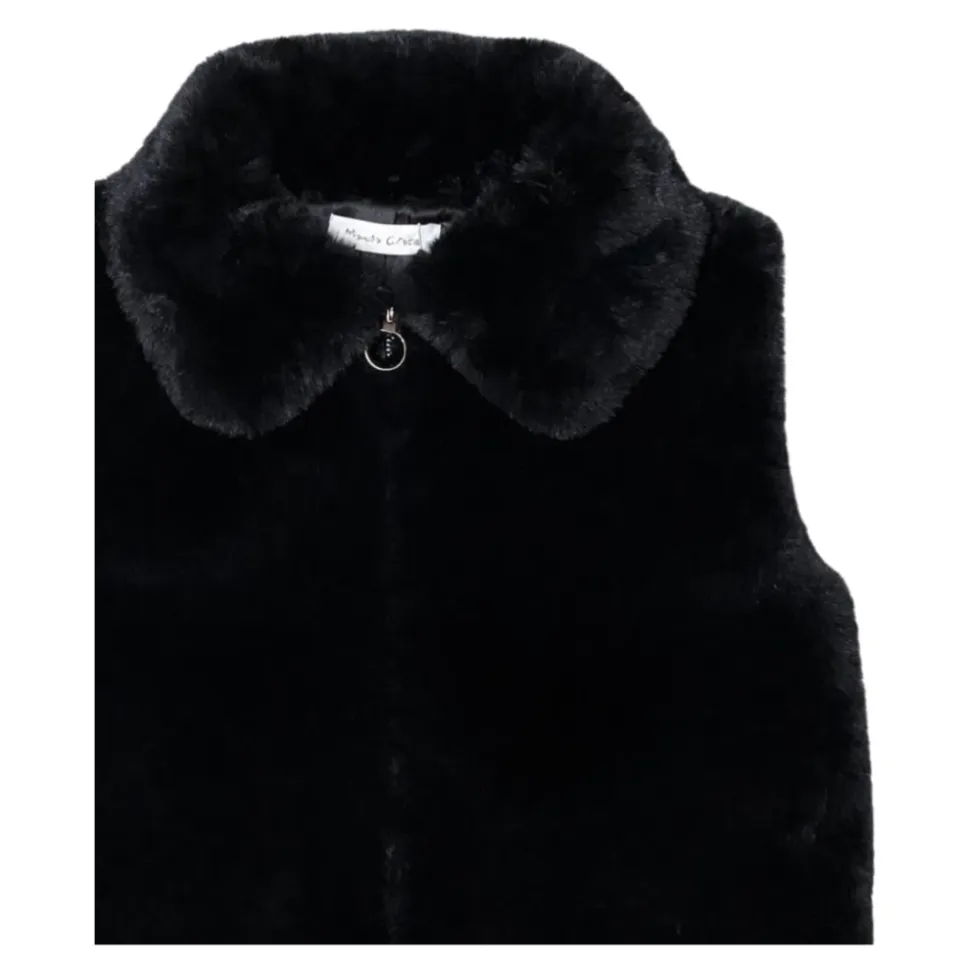 M2899W25 Gilet Effetto Pelliccia