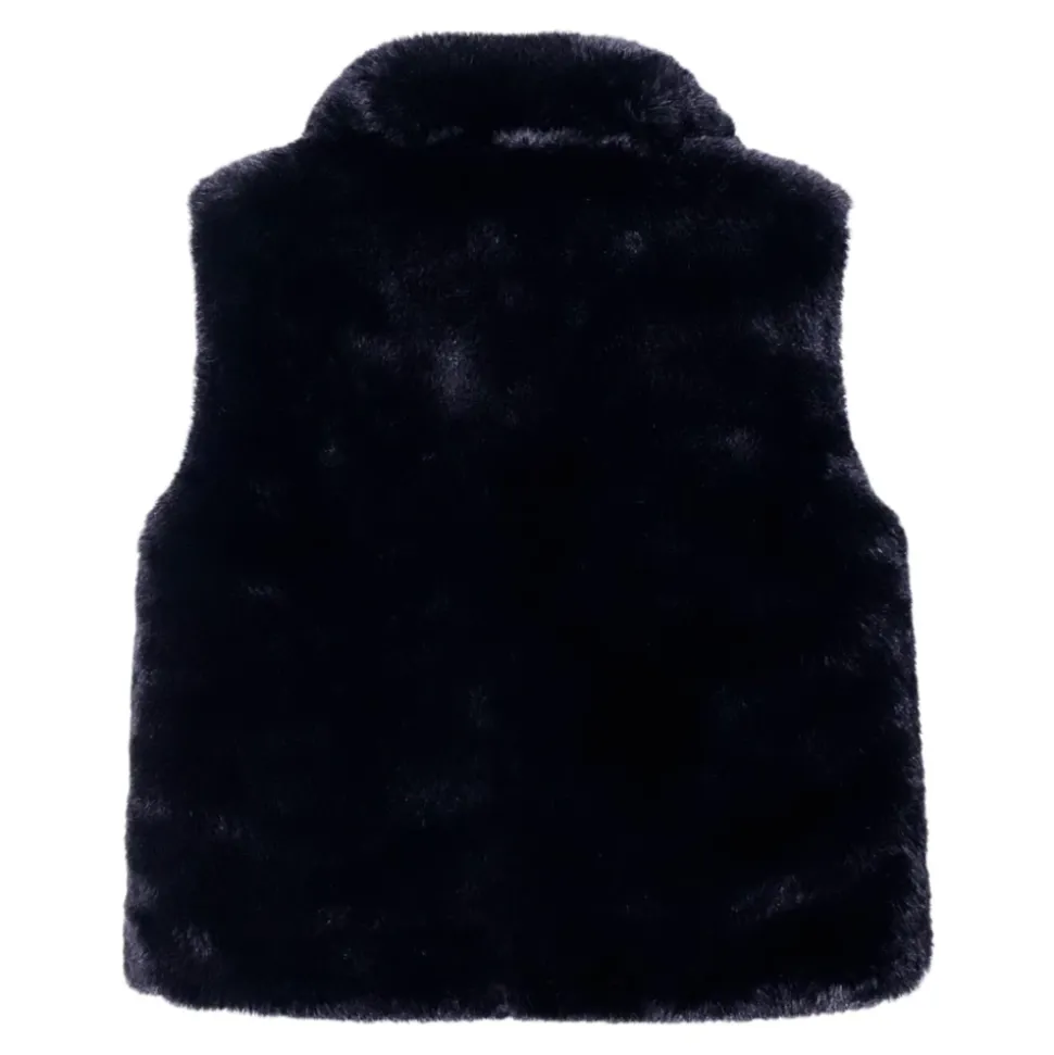 M2899W25 Gilet Effetto Pelliccia
