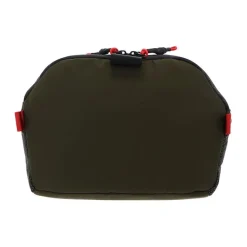 Necessaire da Viaggio Unisex in Pelle Verde