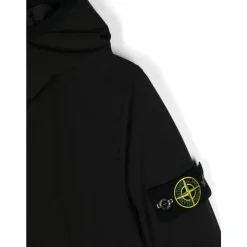 Nero abbigliamento esterno per ragazzi AW24