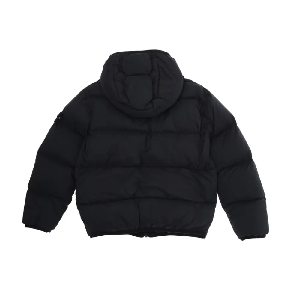Nero Bambini Parka Corto Cappotto