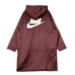 Notte Maroon Parka Lungo Giacca Donna