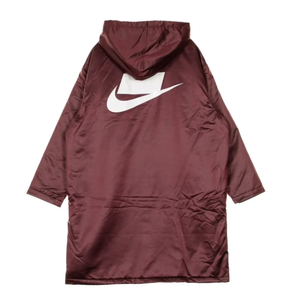 Notte Maroon Parka Lungo Giacca Donna