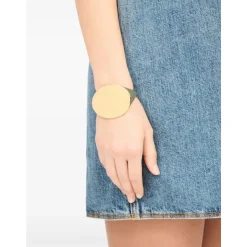 Numeric Minimal Signature Cuff Bracelet