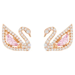 Orecchino Dazzling Swan Pink Roségold 5469990