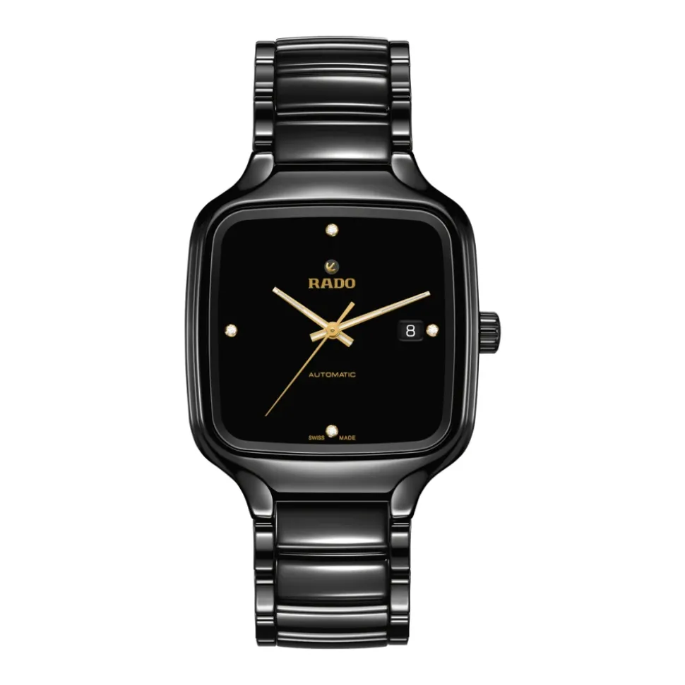Orologio Automatico Quadrato con Diamanti