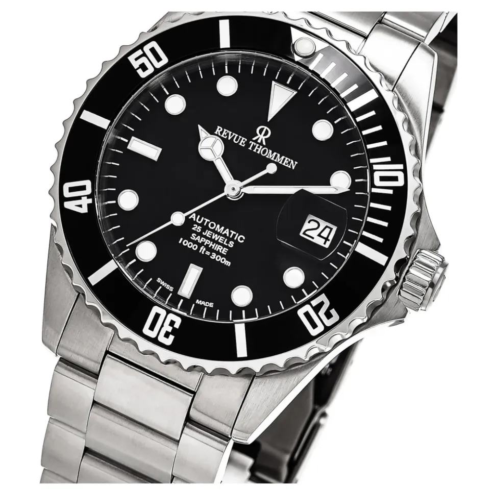 Orologio Automatico Subacqueo in Acciaio Inossidabile