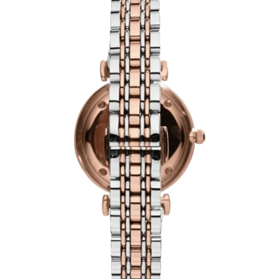 Orologio Bicolore con Quadrante Argento