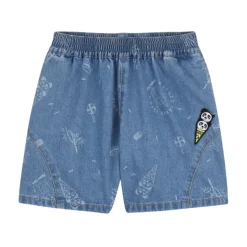 Pantaloncini di jeans stampati