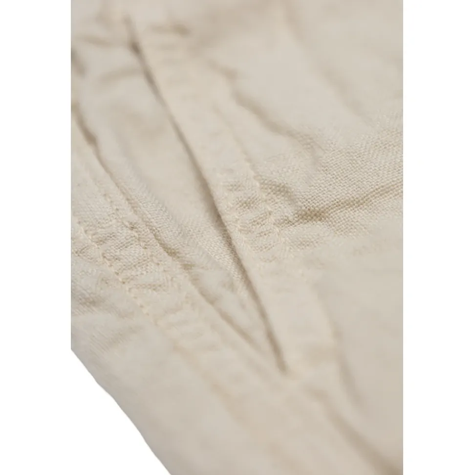 Pantaloncini in Lino con Patch Logo