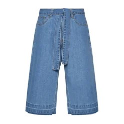 Pantalone cropped con cintura integrata