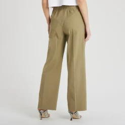 Pantalone largo in cotone