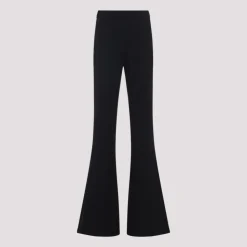 Pantaloni a doppio strato in crêpe stretch