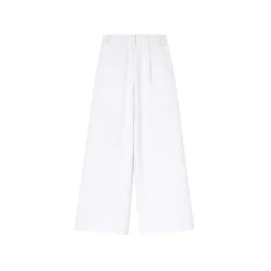 Pantaloni a gamba larga effetto crêpe