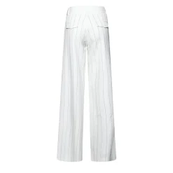 Pantaloni Ampi a Righe Verticali
