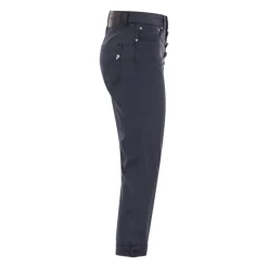 Pantaloni ampi con bottoni gioiello