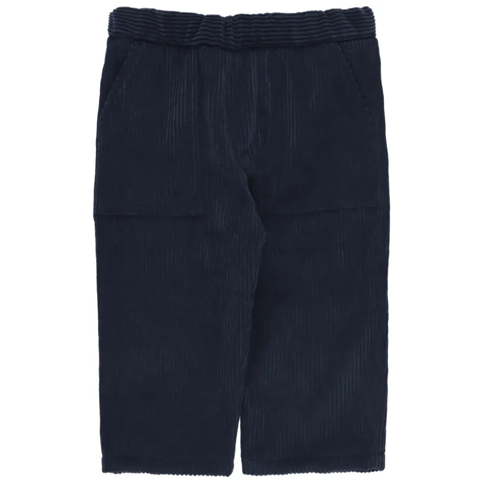 Pantaloni Blu in Velluto a Coste per Bambino