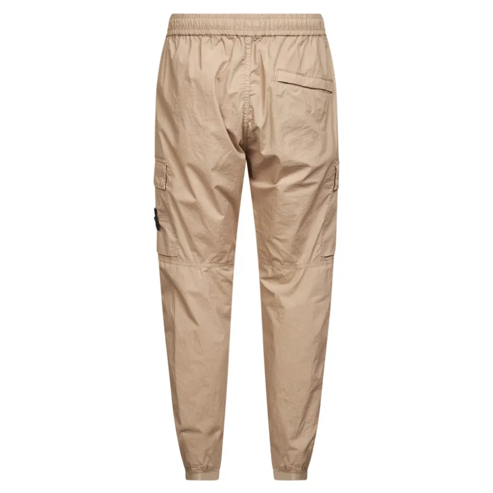 Pantaloni Cargo in Tela di Cotone