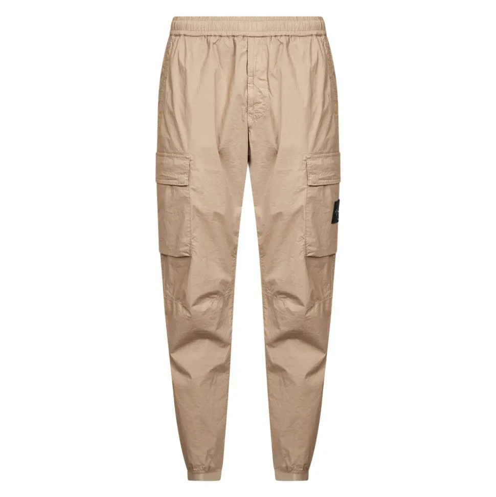 Pantaloni Cargo in Tela di Cotone