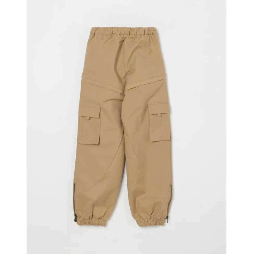 Pantaloni Cargo per Bambini con Orlo a Cappuccio