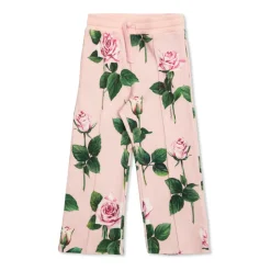 Pantaloni con motivo floreale