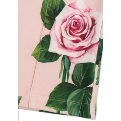 Pantaloni con motivo floreale