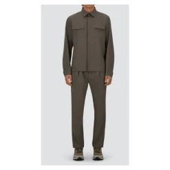 Pantaloni con pinces frontali