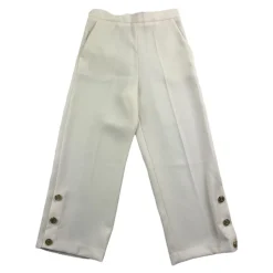 Pantaloni Crema Ragazza, Prodotto Certificato