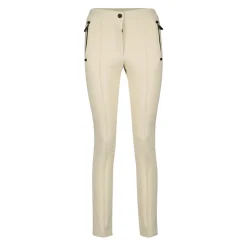 Pantaloni da sci beige slim fit