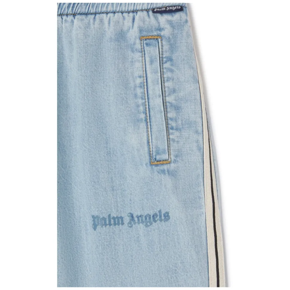 Pantaloni da tuta in chambray