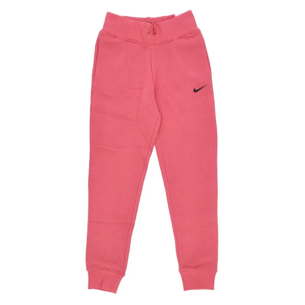 Pantaloni da tuta in pile a vita alta