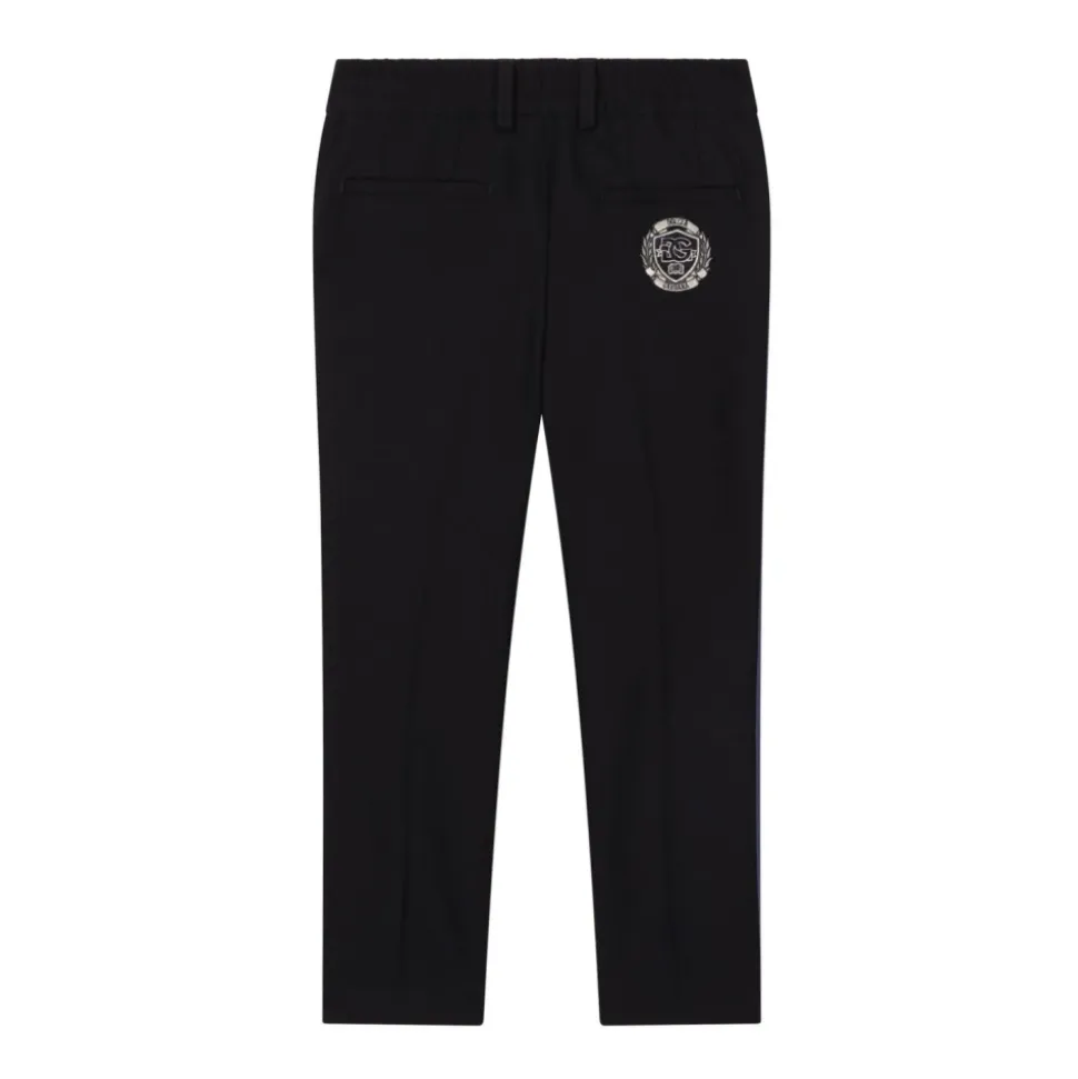 Pantaloni Eleganti Blu Scuro