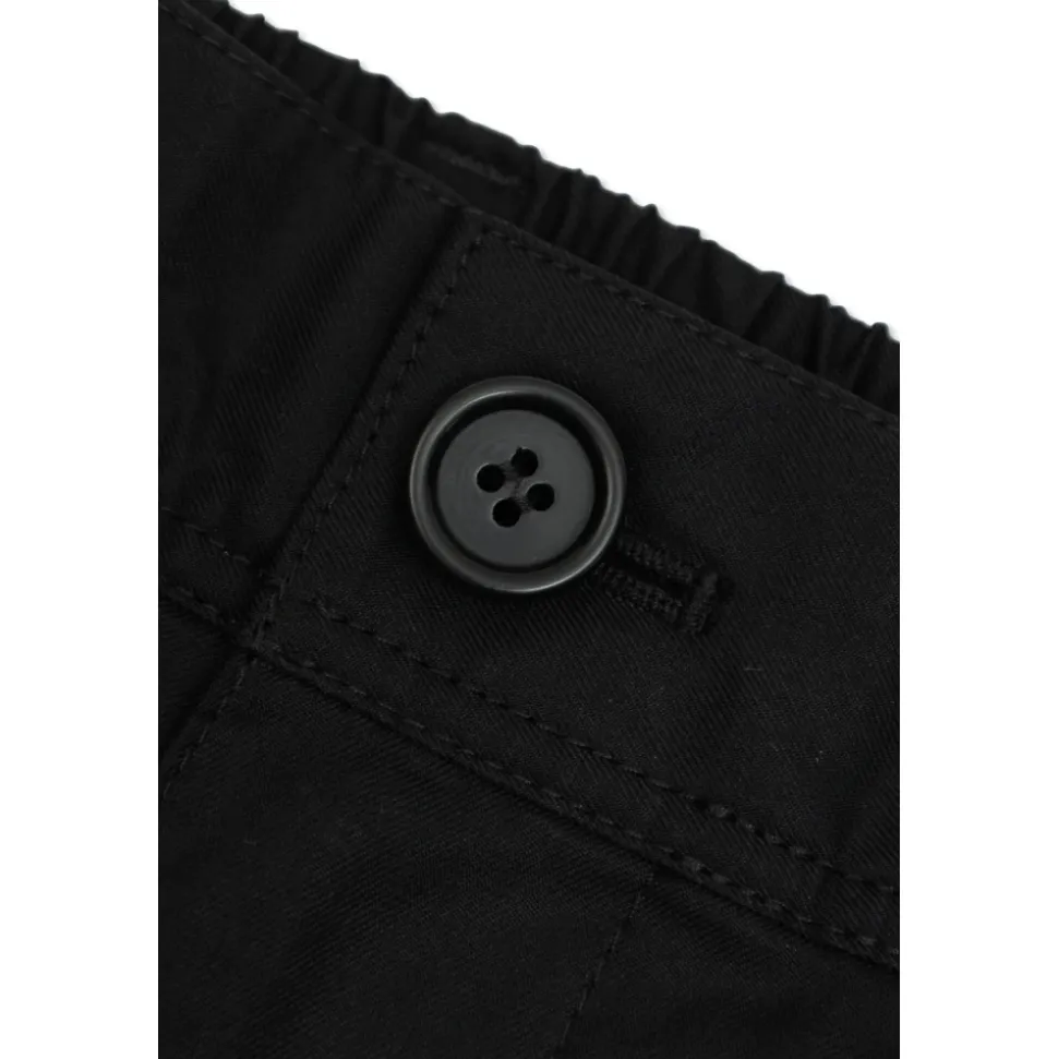 Pantaloni in Cotone con Risvolto Check